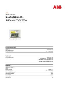 3HAC031851-001-05 ABB