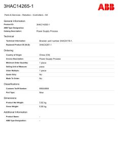 3HAC14265-1 ABB