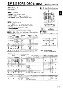 6MBI100FB-060 Fuji Electric