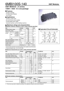 6MBI100S-140 Fuji Electric