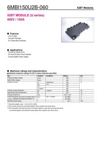6MBI150U2B-060 Fuji Electric