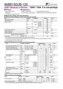 6MBI150UB-120-01 Fuji Electric