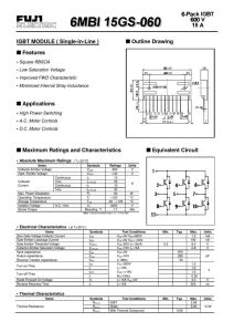 6MBI15GS-060 Fuji Electric
