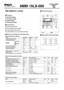 6MBI15LS-060 Fuji Electric