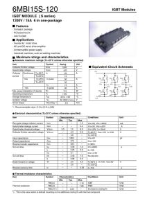 6MBI15S-120-02 Fuji Electric