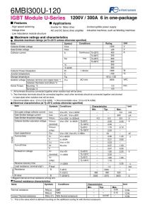 6MBI300U-120 Fuji Electric