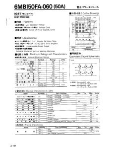 6MBI60FA-060 Fuji Electric