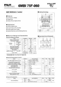 6MBI75F-060 Fuji Electric