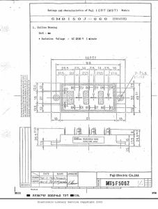6MBI75J-060 Fuji Electric