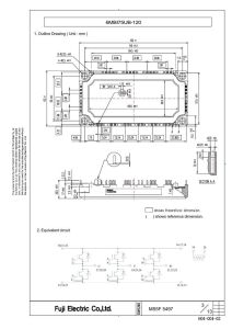 6MBI75UB-120 Fuji Electric