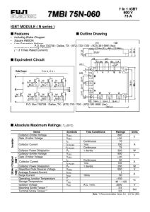 7MBI75N-060-10 Fuji Electric