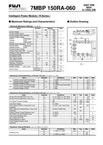 7MBP150RA-060 Fuji Electric