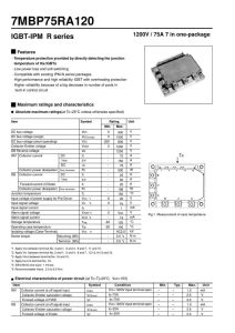 7MBP75RA120-05 Fuji Electric
