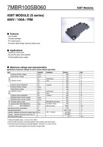 7MBR100SB060-50 Fuji Electric