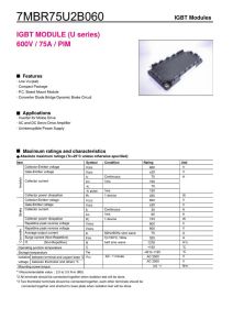 7MBR75U2B060-50 Fuji Electric