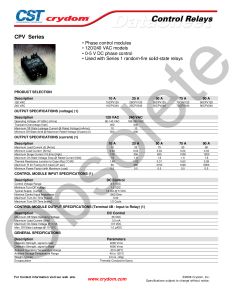 90CPV240 Crydom