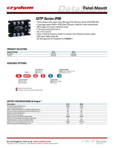A53TP50D Crydom