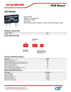 AO241 Crydom
