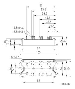 BSM25GD120D2 Infineon (Eupec)