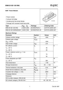BSM25GD120DN1 Infineon (Eupec)