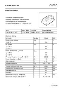 BYM600A170DN2 Infineon (Eupec)