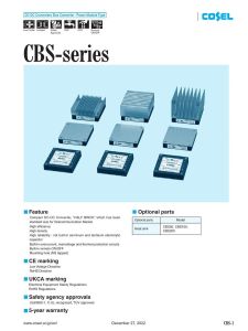 CBS400B24 Cosel