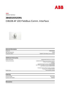 CI810B-3BSE020520R1 ABB