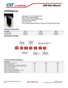 CKRA4820 Crydom