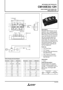 CM100E3U-12H Mitsubishi