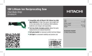 CR18DSLP4-18V Hitachi