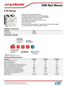 CTRB6025 Crydom