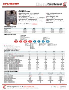 CWD4850P Crydom