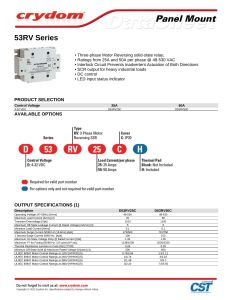 D53RV50C Crydom