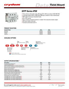D53TP50C Crydom