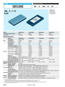 DBS200B012 Cosel