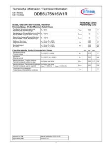 DDB6U75N16W1R Infineon (Eupec)