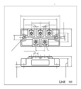 DF150AA160(0J22R) SanRex Bridge Rectifiers