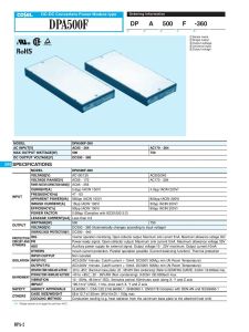 DPA500F-360 Cosel