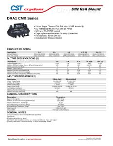 DRA1-CMX100D6 Crydom