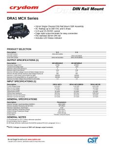 DRA1-MCXE240D5 Crydom