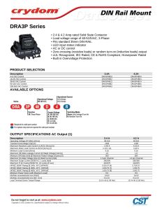 DRA3P48E2R Crydom