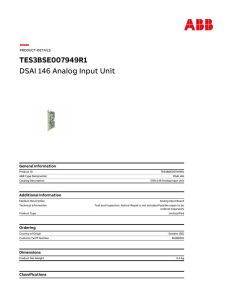DSAI-146 ABB
