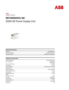 DSSR-122 ABB