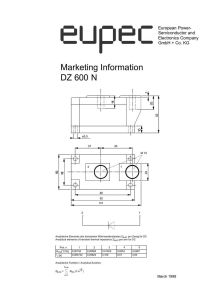 DZ600N16 Infineon (Eupec)