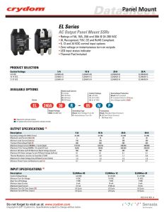 EL240A5R-12 Crydom