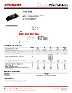 F1827CAH1200 Crydom
