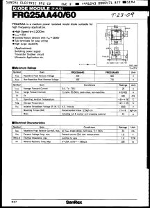 FRG25AA60 SanRex