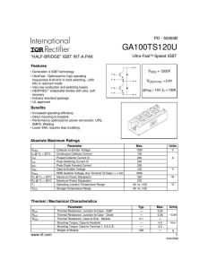 GA100TS120K International Rectifier IGBT Modules