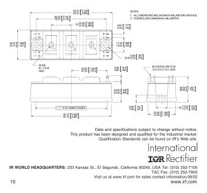 GA100TS60U International Rectifier IGBT Modules