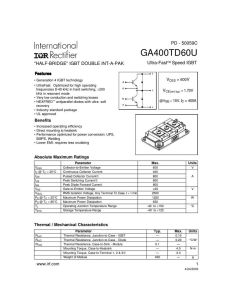 GA500TD60U International Rectifier IGBT Modules